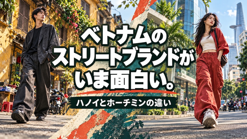ベトナムのストリートブランドがいま面白い。ハノイとホーチミンの違い